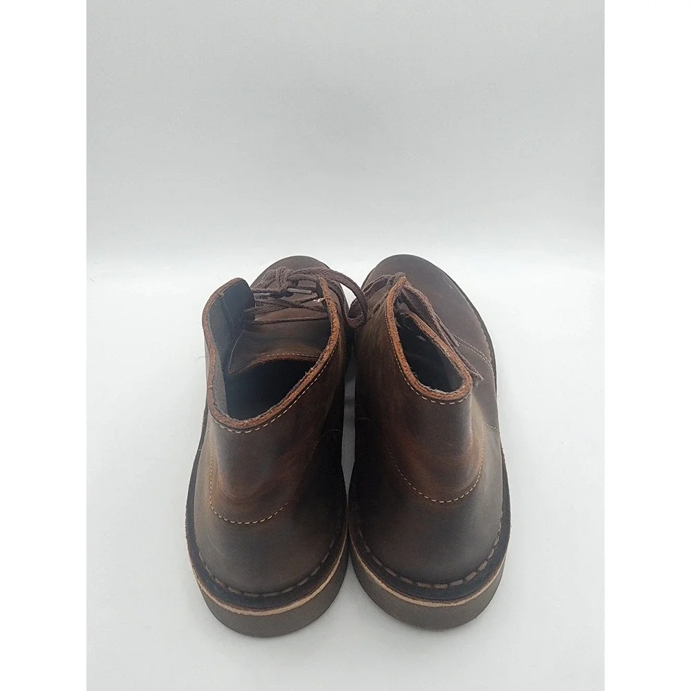 Clarks Bushacre 2 Brown Leather Desert Chukka Boots Size 7